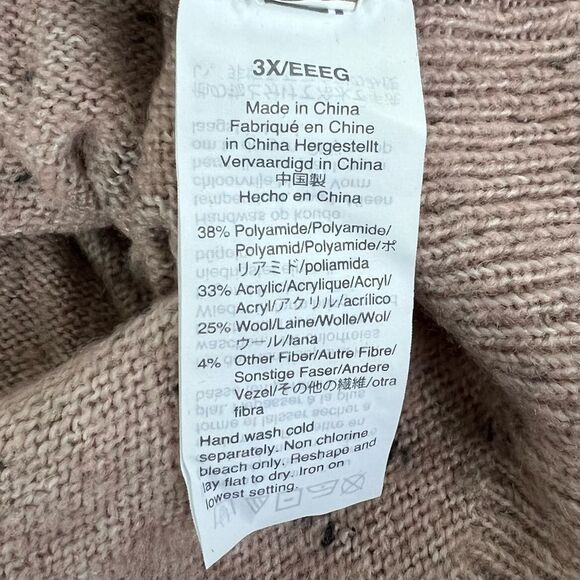 Madewell Wool Blend Muted Pink V Neck Sweater - Picture 8 of 10